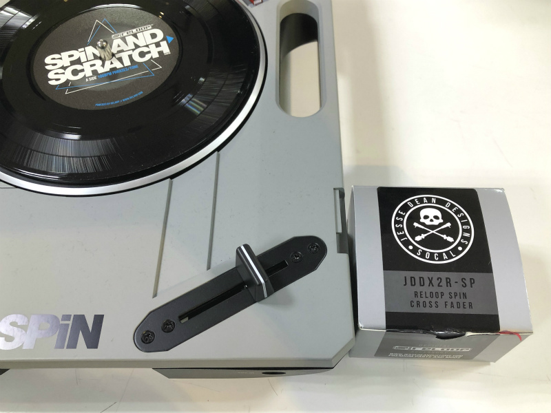 Portablistのニューギア RELOOP SPiNのフェーダーをJDDX2R-SPに交換し