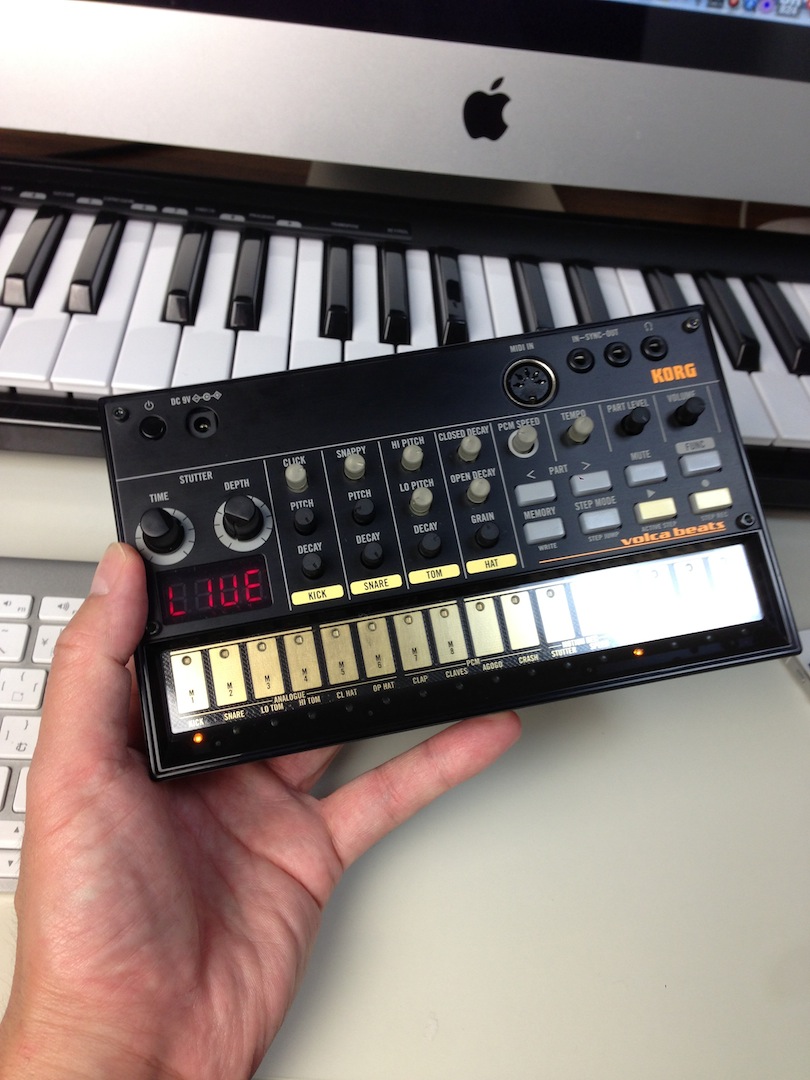 Korgのアナログガジェット「volca beats」「volca bass」を試してみた