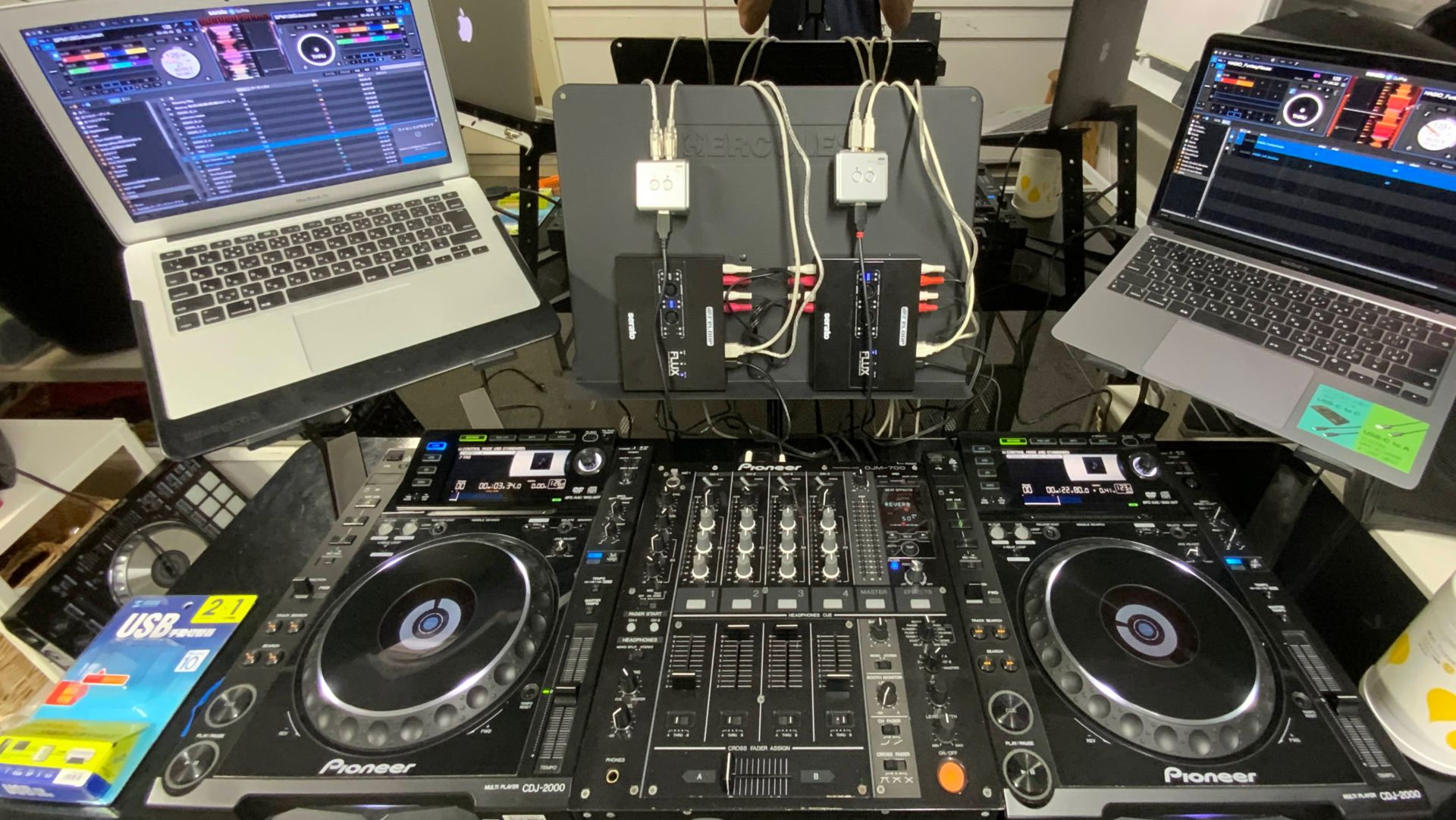 RELOOP FLUX」2台をカスケード接続でRANE SL4化！SeratoからSeratoへの