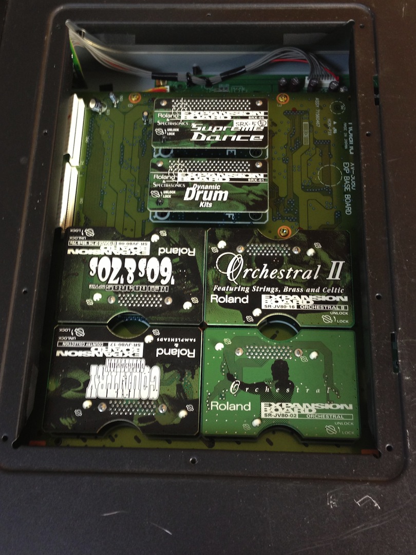 ローランドの歴代音源モジュール、SC-88Pro、XV-3080、JD-990、INTEGRA