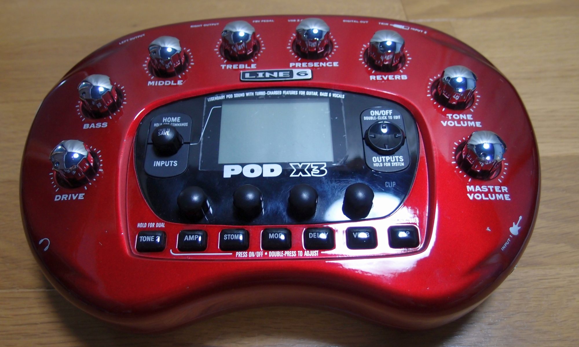 後継機とは違ったメリットがあるアンプシミュレーター LINE6 POD X3