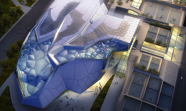 Emergent Architecture Unveils Crystalline, Solar-Powered Sports