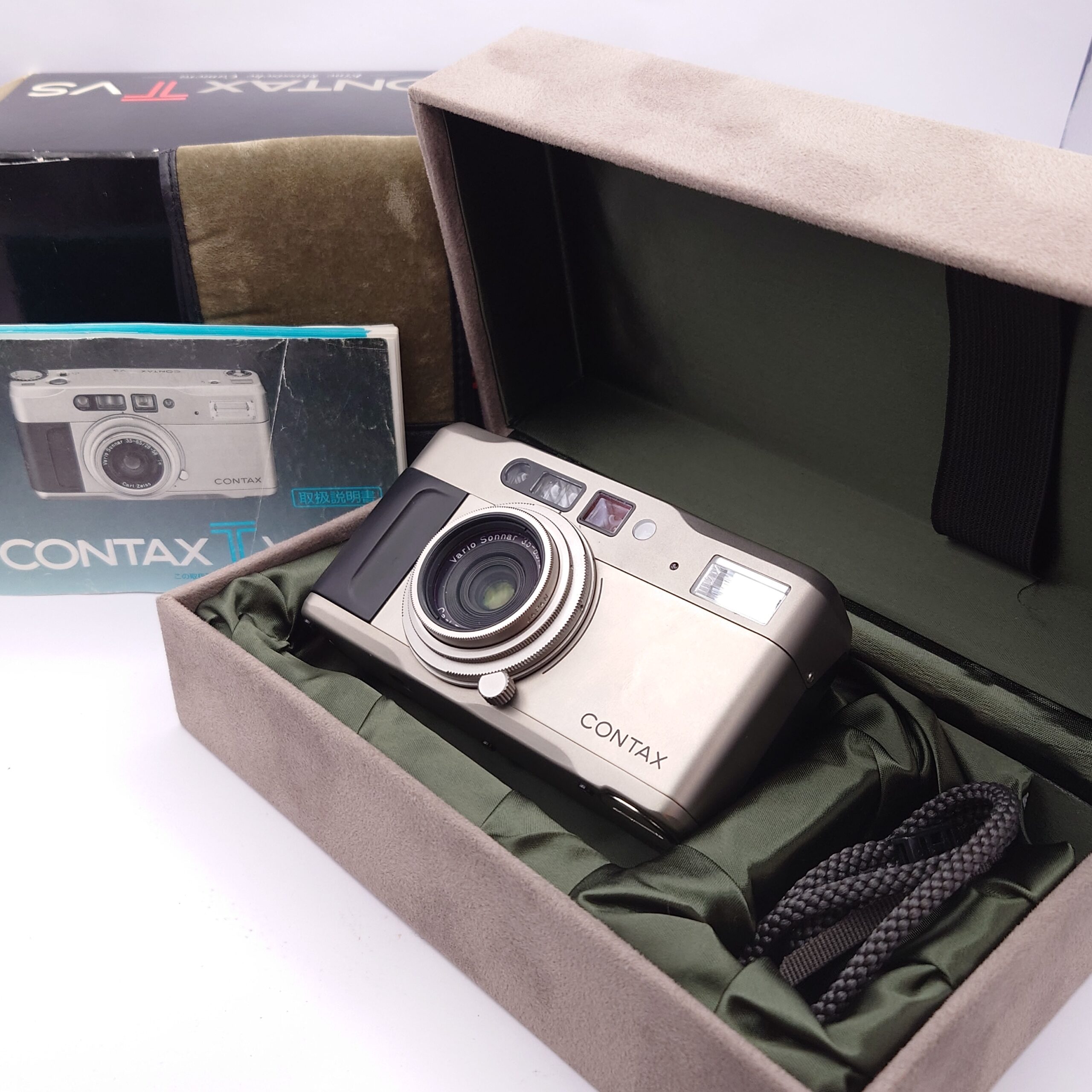 手稲区のお客様から、CONTAX TVS フィルムコンパクトカメラ ジャンク品