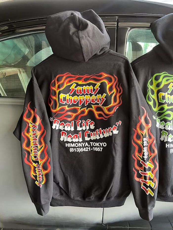 SAMS CHOPPERS(サムズチョッパーズ)｜SAMS FLAMES PULLOVER HOODIE