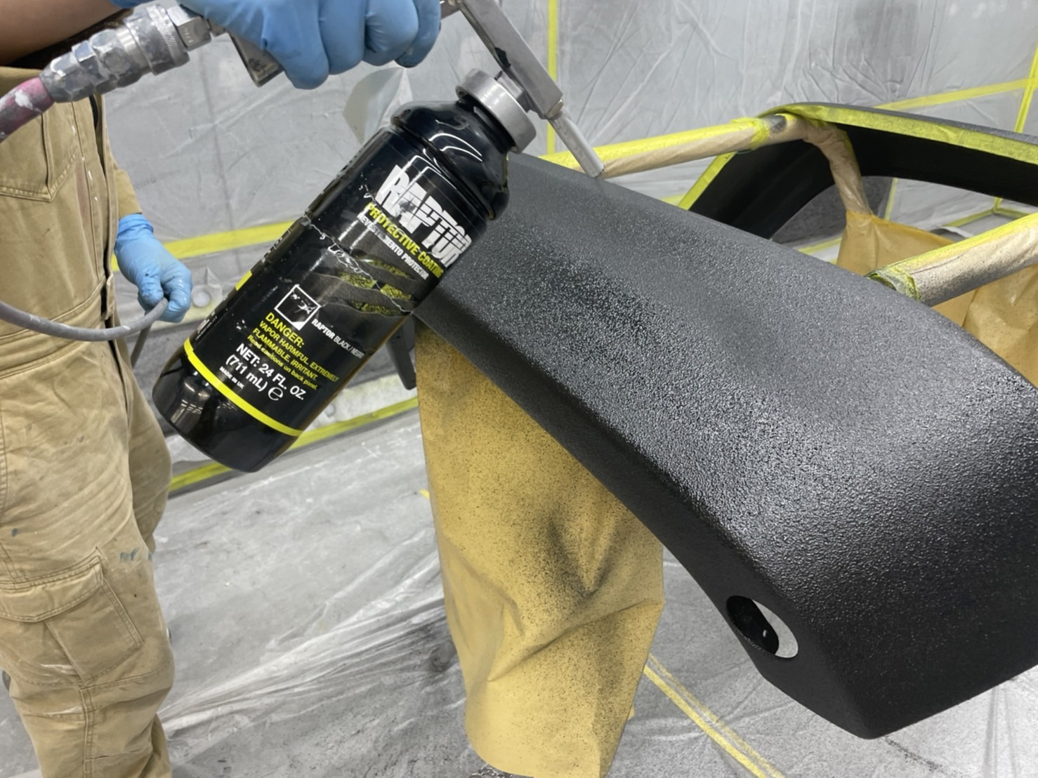 衝撃や擦り傷にも強い！超強力な塗装！（耐チップ塗装・チッピング塗装