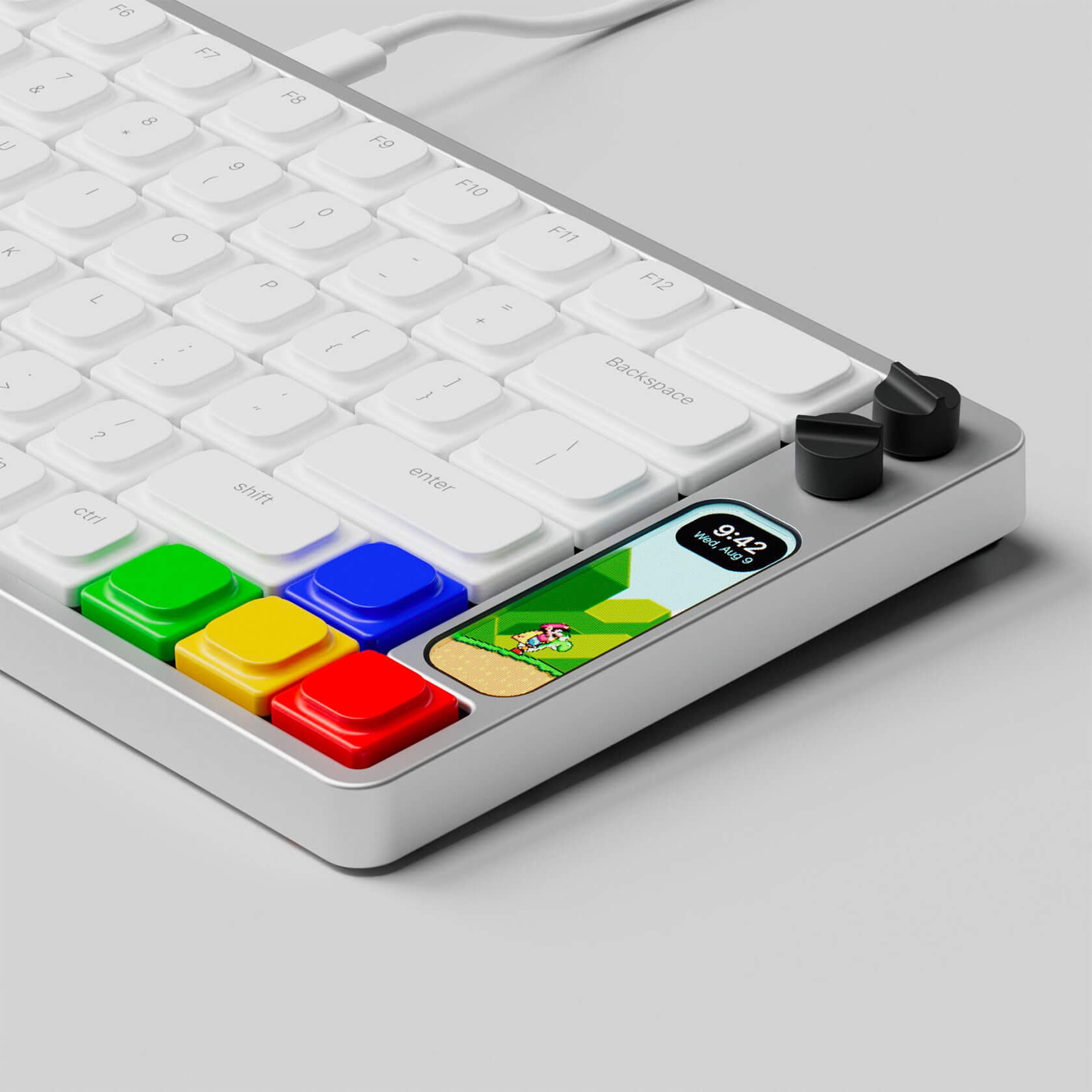 The Knob 1 Low-Profile Keyboard by Ben Fryc | Daily design