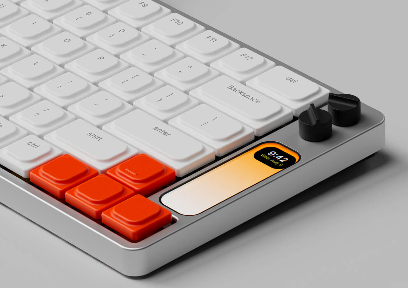 The Knob 1 Low-Profile Keyboard by Ben Fryc | Daily design