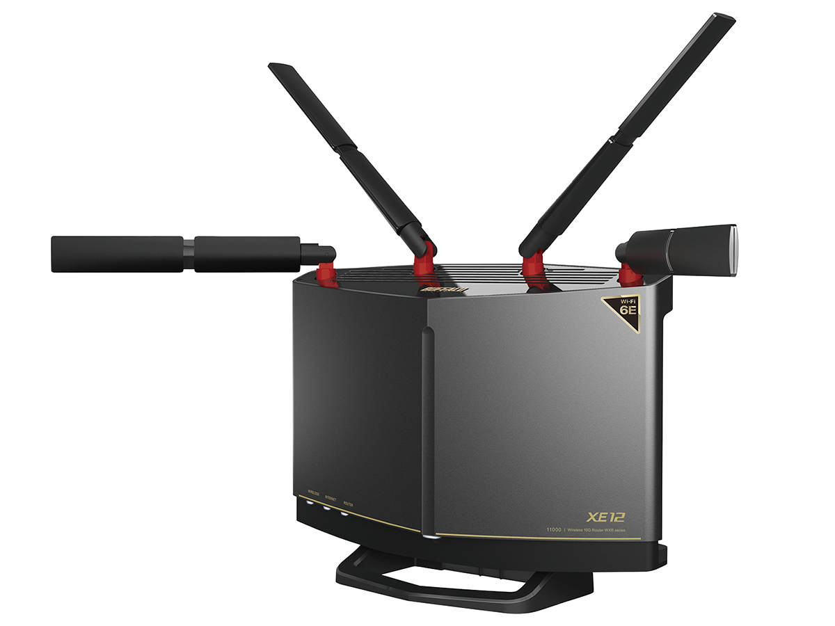 バッファロー、Wi-Fi 6E対応ルーターのフラッグシップモデル「WXR