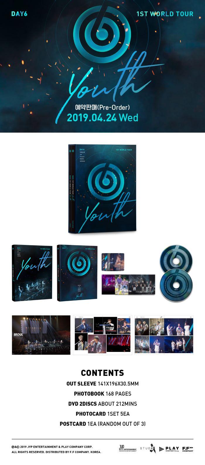 DAY6 - DAY6 1ST WORLD TOUR [Youth] DVD - interAsia