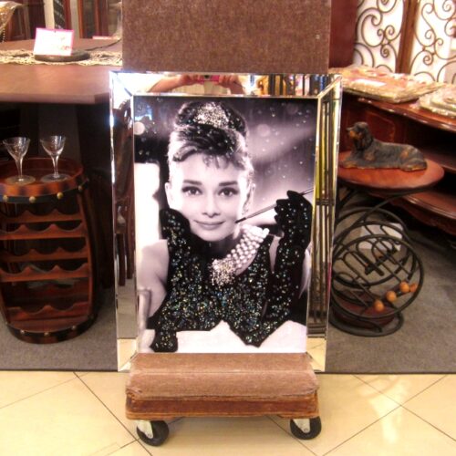 原画！橋本不二子「クリスマスローズ」水彩画 豪華アクリルBOX型額縁