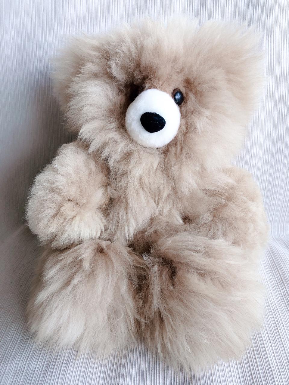 アルパカ毛100％ テディベア ぬいぐるみ くま teddybear