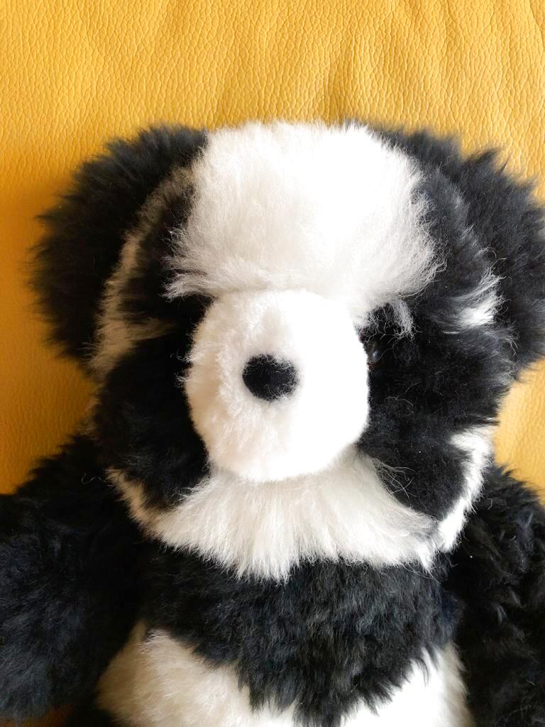 アルパカ毛100％ テディベアパンダ ぬいぐるみ くま teddybear
