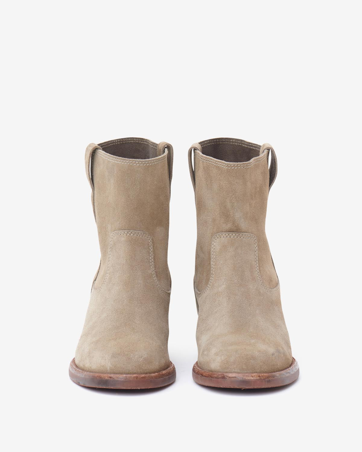 Susee スエード アンクルブーツ 女性 taupe | ISABEL MARANT 公式サイト