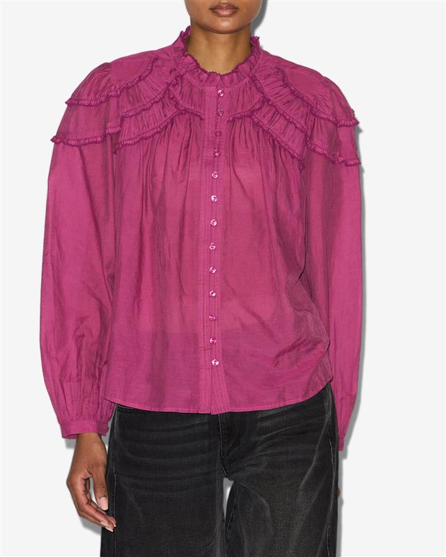 CHRISTA TOP Woman pink | ISABEL MARANT Official online store