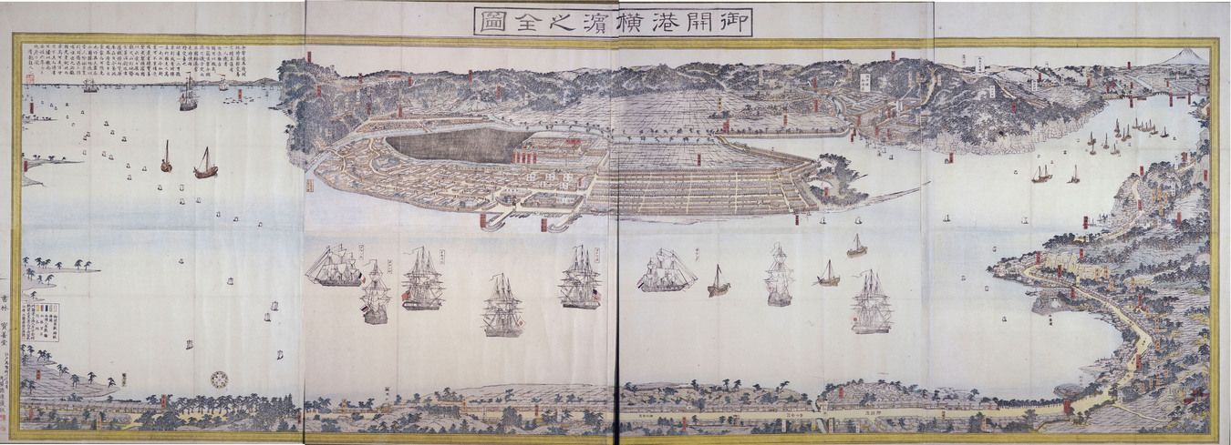 御開港横浜之全図 横浜美術館コレクション検索