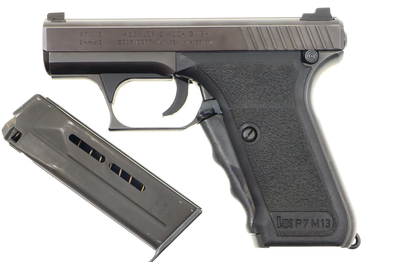 Near New Heckler and Koch, H&K, P7 M13, 74304, FB00893 - Historic