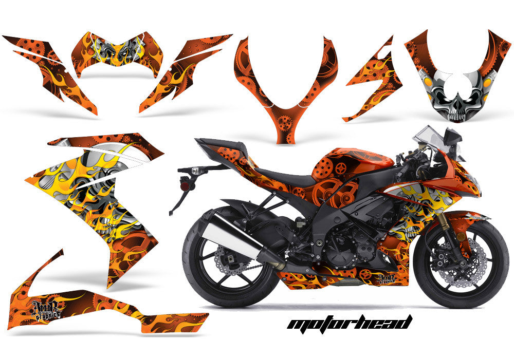 Kawasaki ZX10 Graphics - Invision Artworks Powersports Graphics