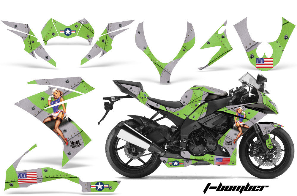 Kawasaki ZX10 Graphics - Invision Artworks Powersports Graphics