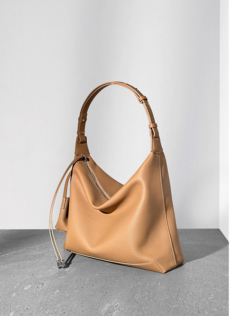 ISOLÉ公式 | ショルダーバッグ エレガント ドレープ 牛革 ISOLE