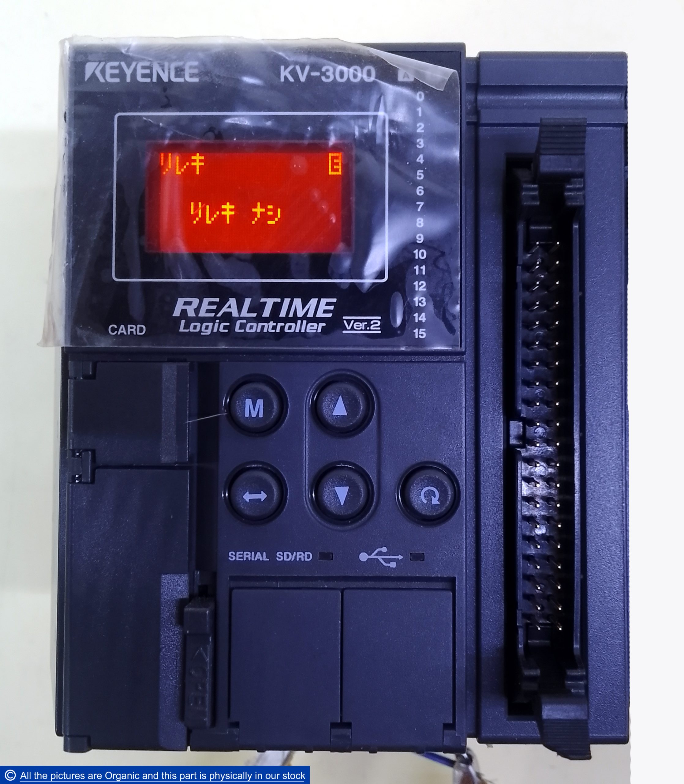 KEYENCE KV-3000 リアルタイムロジックコントローラー DC24v KEYENCE