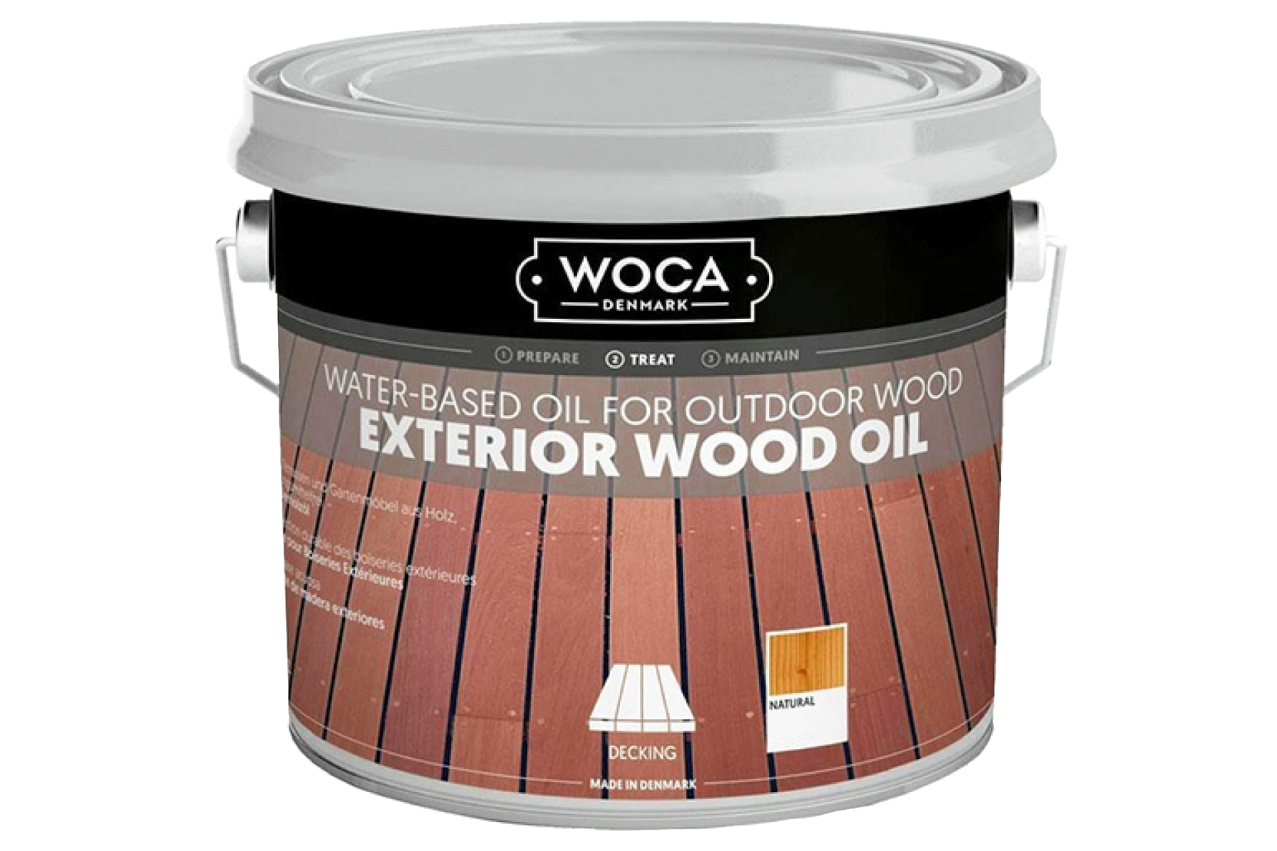 Exterior Decking/Siding Oil - Natural - 2.5Liters. Suitable for