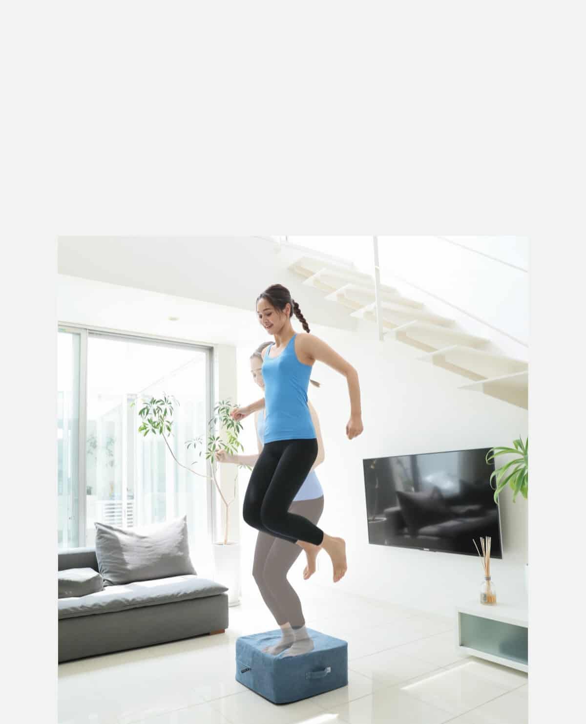 シェイプキューブ トランポリン ブラウン｜ジムテリア / gymterior