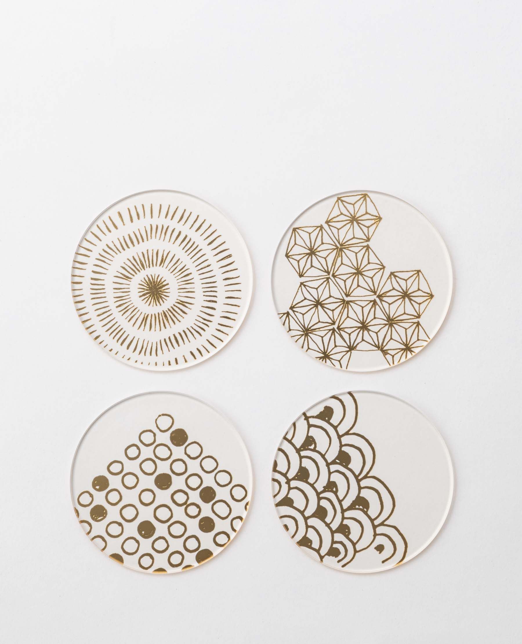 箔 コースター 4枚セット｜トウメイ / toumei コースター・その他