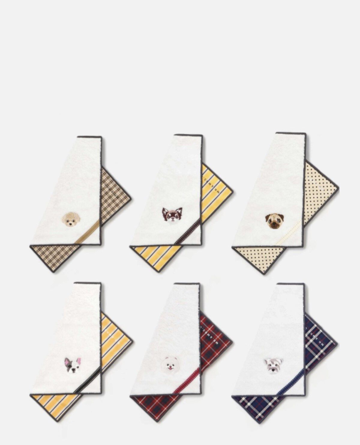 ダックスパネル生地 両面パネルポーチ＋ハンカチセット 感謝価格 楽天