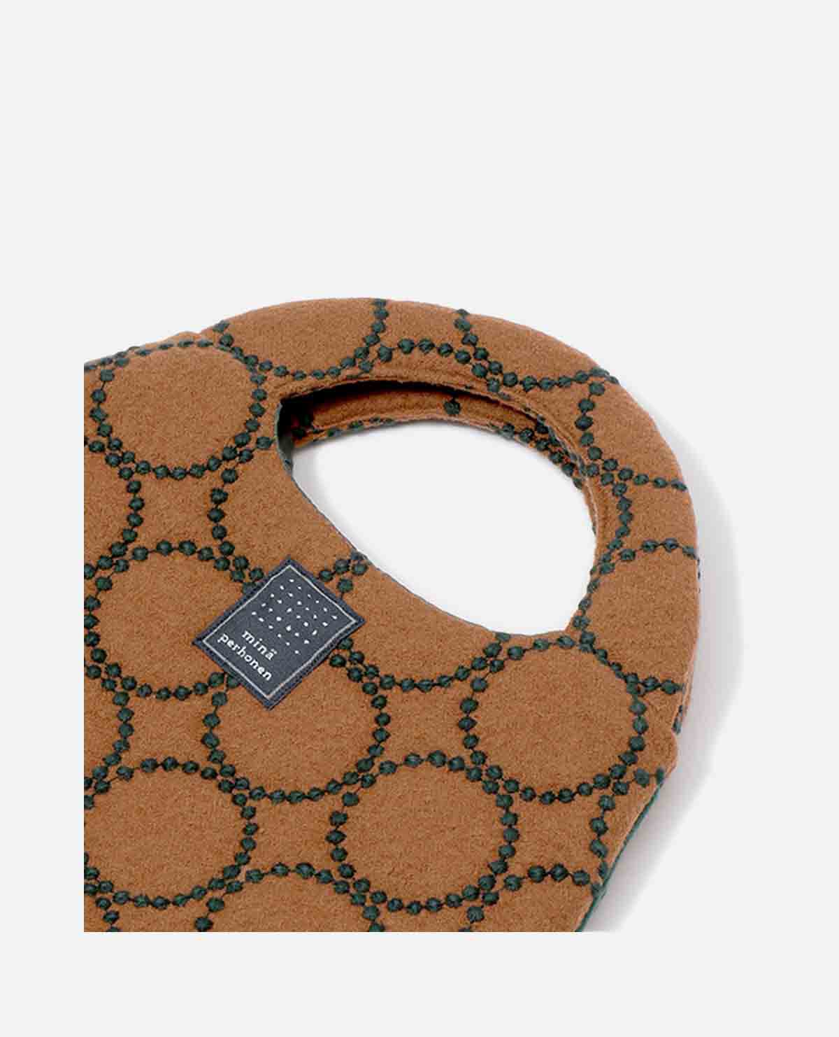 タンバリン エッグバッグ バッグ ブラウン｜ミナ ペルホネン / minä
