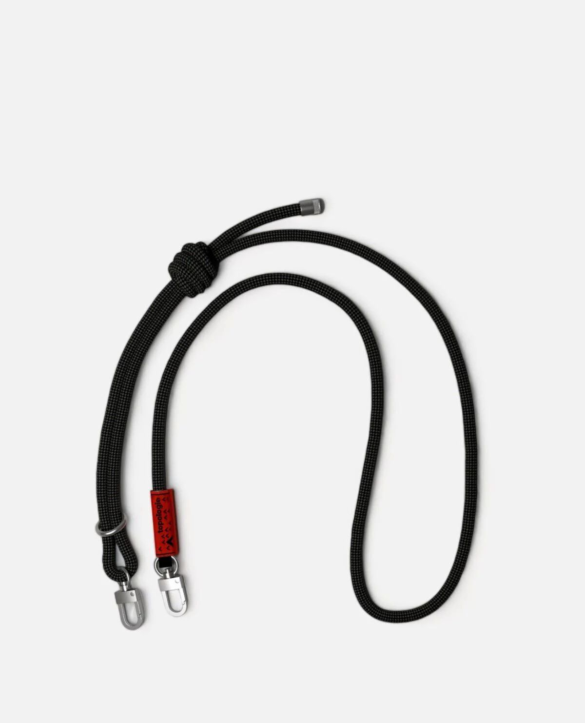 8ミリ ロープ ストラップ ブラック｜トポロジー / Topologie バッグ