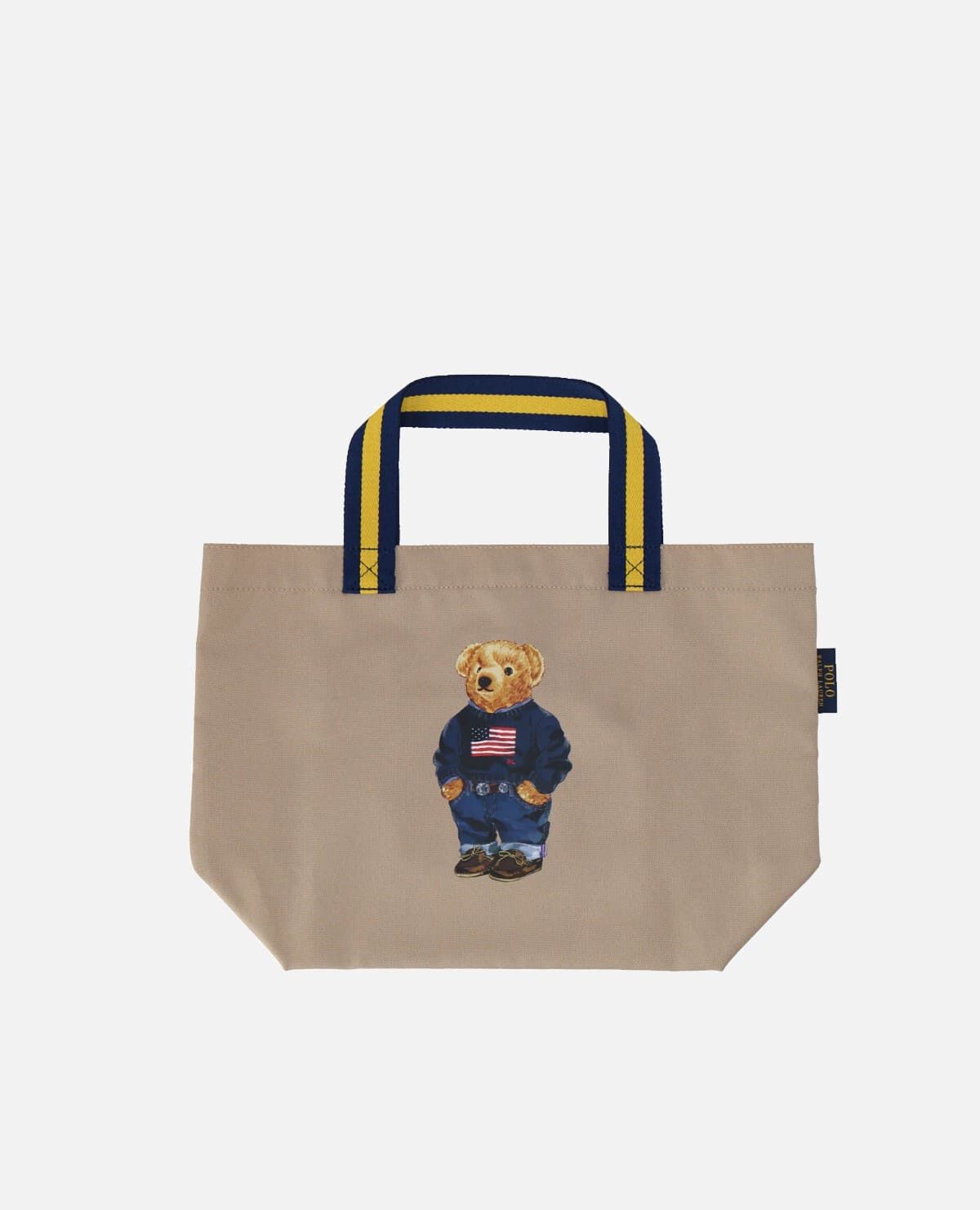 ポロ ベア 折りたたみ バッグ ベージュ｜ポロ ラルフ ローレン / POLO