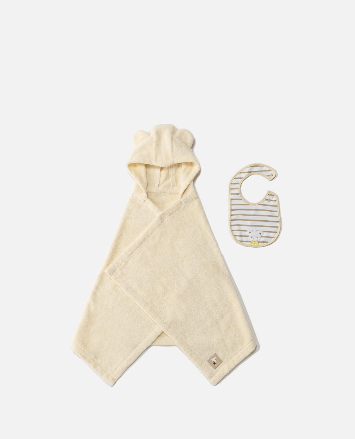 ポンチョ型 バスタオル スタイ ギフトセット｜ファミリア / familiar