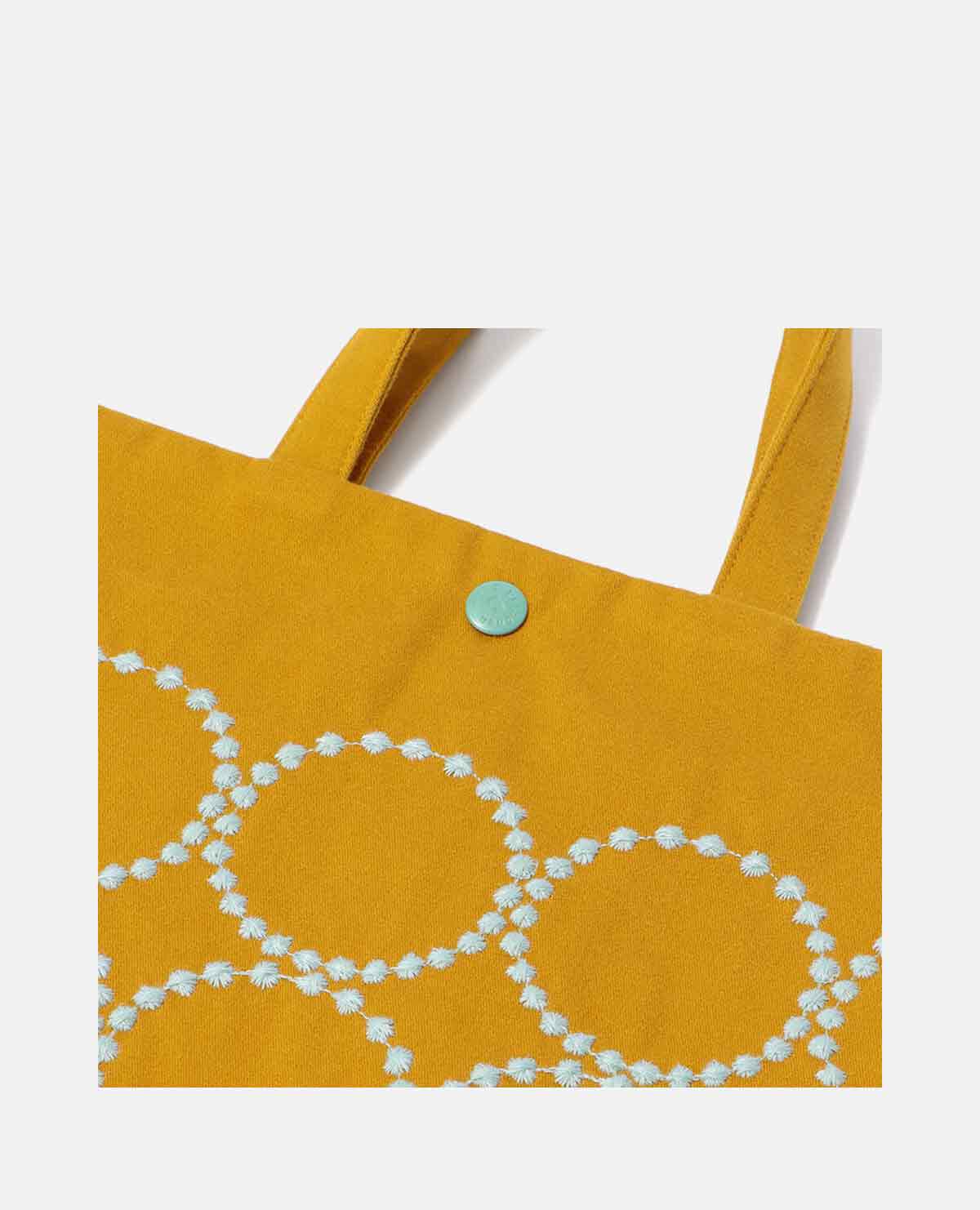 タンバリン カンサ トート トートバッグ Mサイズ マスタード｜ミナ