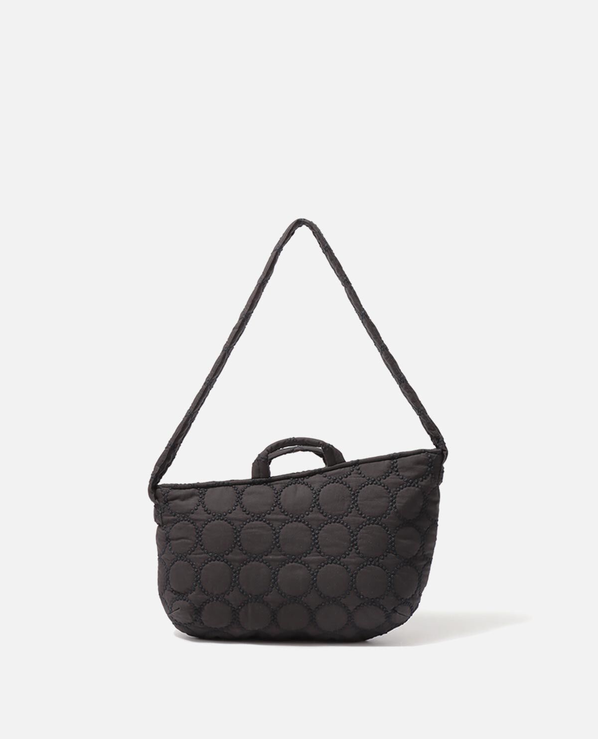 ミナ ショルダー バッグ タンバリン ブラック｜ミナ ペルホネン / minä