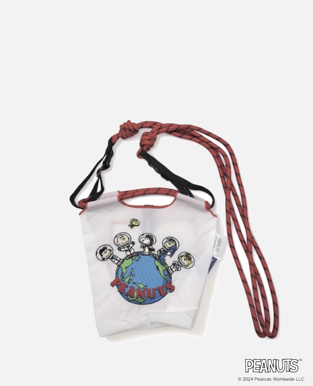 エコバッグ スヌーピー SNOOPY スペース SPACE ホワイト