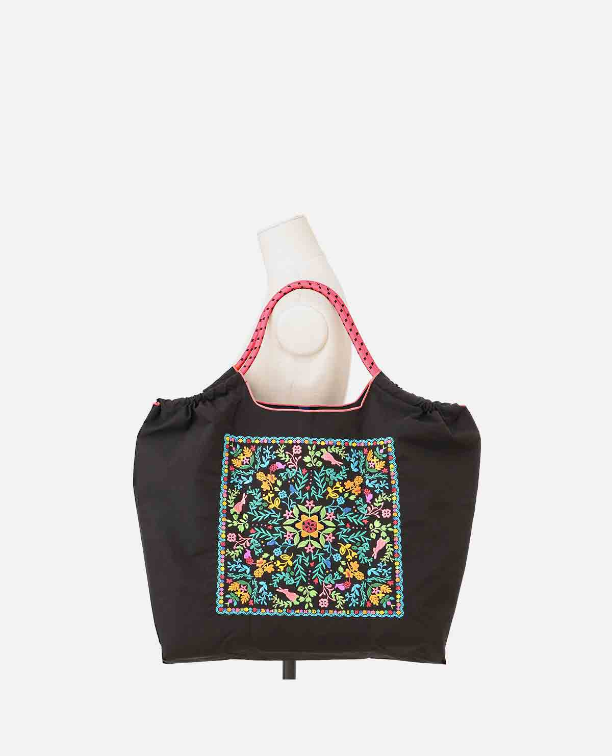 フローラル バンダナ エコバッグ Lサイズ｜ボールアンドチェーン