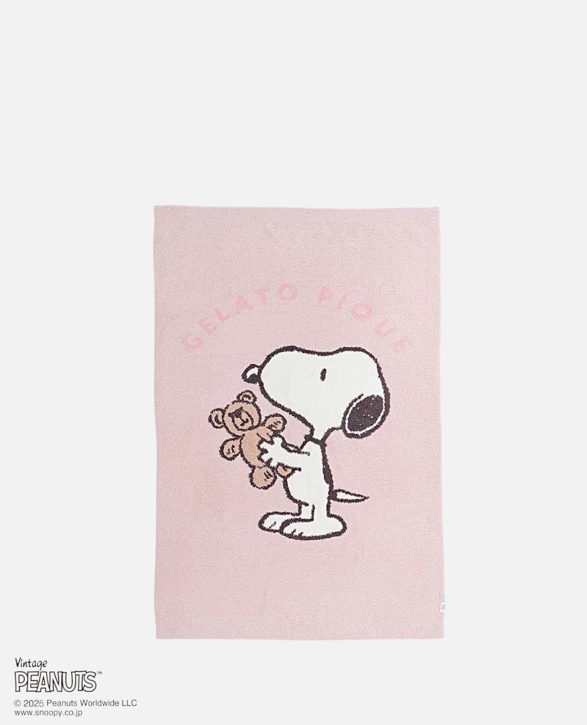 スヌーピー ブランケット ピンク｜ジェラートピケ / gelato pique 2025