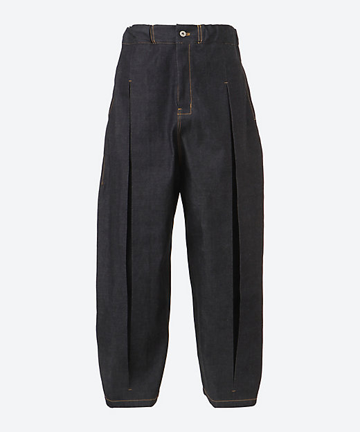 デニムパンツ BOX PLEAT TROUSER DENIM 25W―6