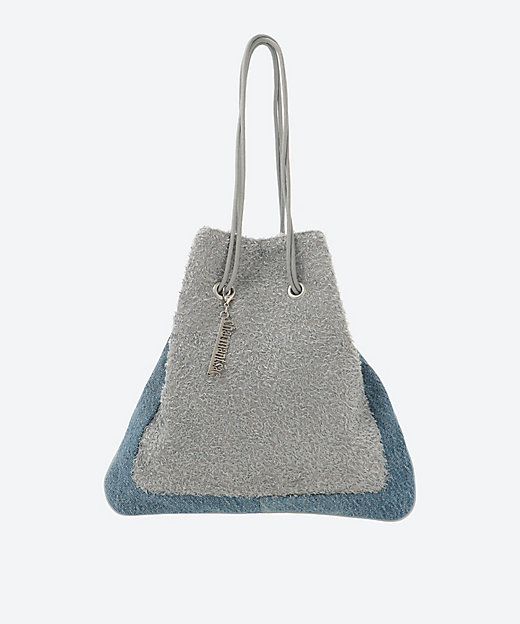 Charmant sac x BLUELEA ハンドバッグ グレー