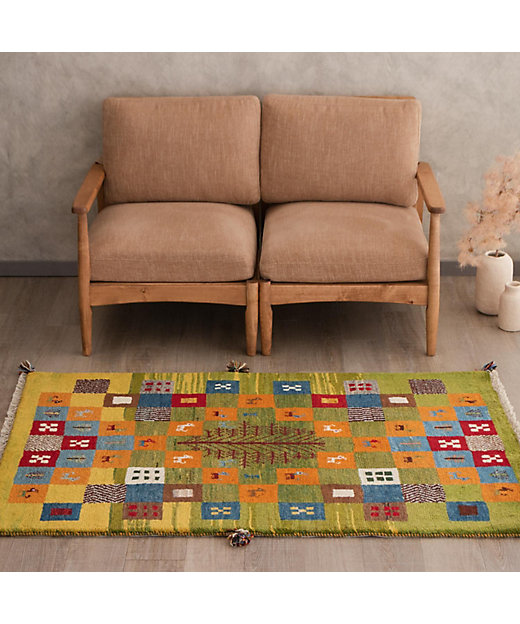 ☆ペルシャ手織りギャッベ ラグSサイズ 5 | 三越伊勢丹オンライン