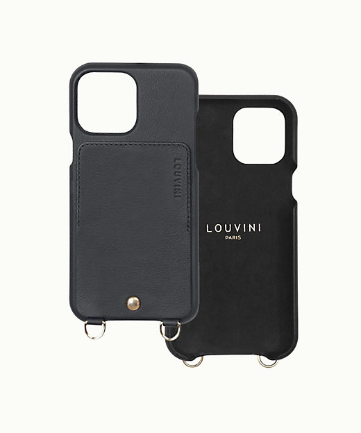 ☆スマートフォンケース LOU BLACK | Louvini Paris/ルヴィニ
