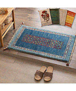 ☆ペルシャ手織りギャッベ 玄関マットMサイズ 11 | 三越伊勢丹