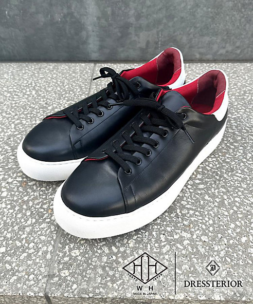 DRESSTERIOR別注】WH（ダブルエイチ）レザースニーカー