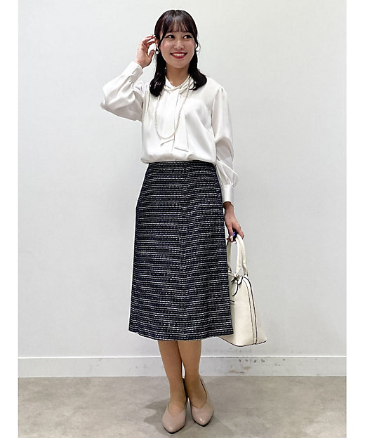 フォーマル／セットアップ可】ツイードスカート（2002338025