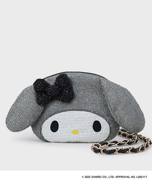 マイメロディ】たれ耳フェイス型2WAYキラキラミニショルダー