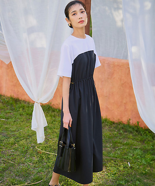 撥水加工／洗える】ビスチェデザイン マルチワンピース