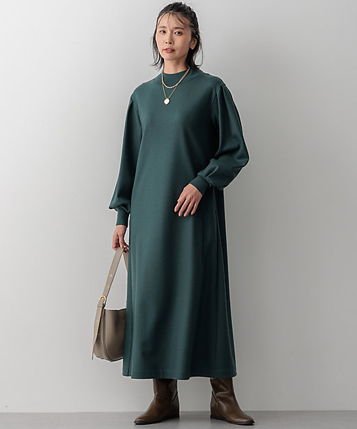 洗える】ウールミルドジャージー ワンピース（OPWWCW0430