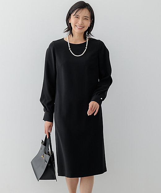 セットアップ対応】トリアセダブルジョーゼット スリットシフォン