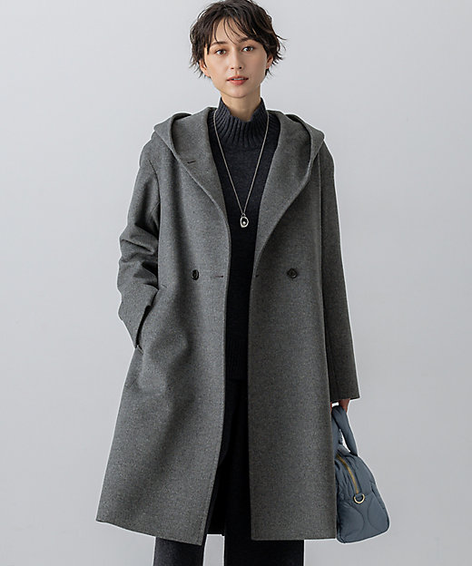 ウールカシミヤビーバー フーデット コート（SCWSGW0853