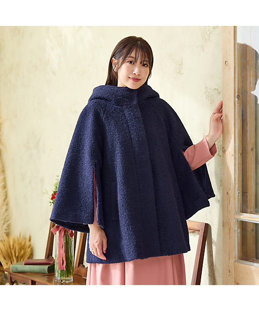 BETTY'S BLUE 平成レトロ y2k ポンチョ風 ボアコート 98 BETTY'S BLUE